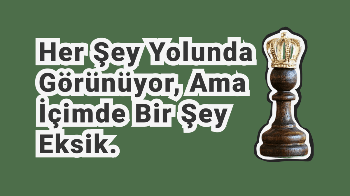 Neden Hiçbir Şey Beni Mutlu Etmiyor? Başarılı Ama Mutsuz Olmak