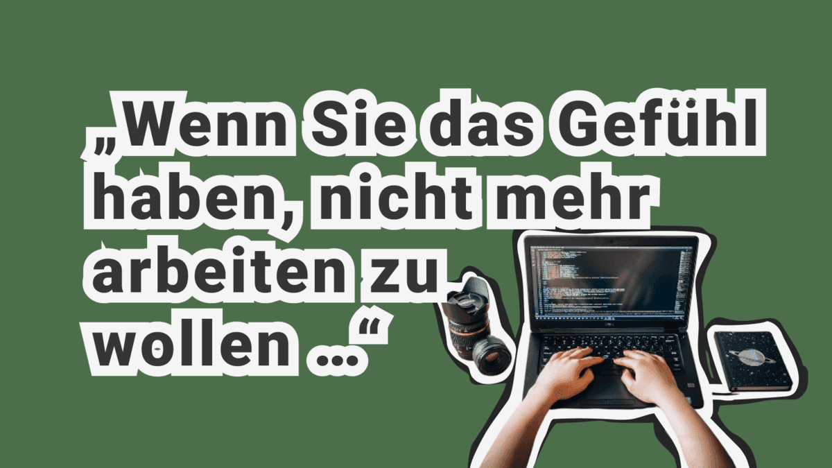 Ich habe die Leidenschaft für meinen Beruf verloren, fühle mich am Arbeitsplatz nicht wertgeschätzt und möchte nicht mehr arbeiten: Was kann ich tun? Ein therapeutischer Ansatz zur Lösung