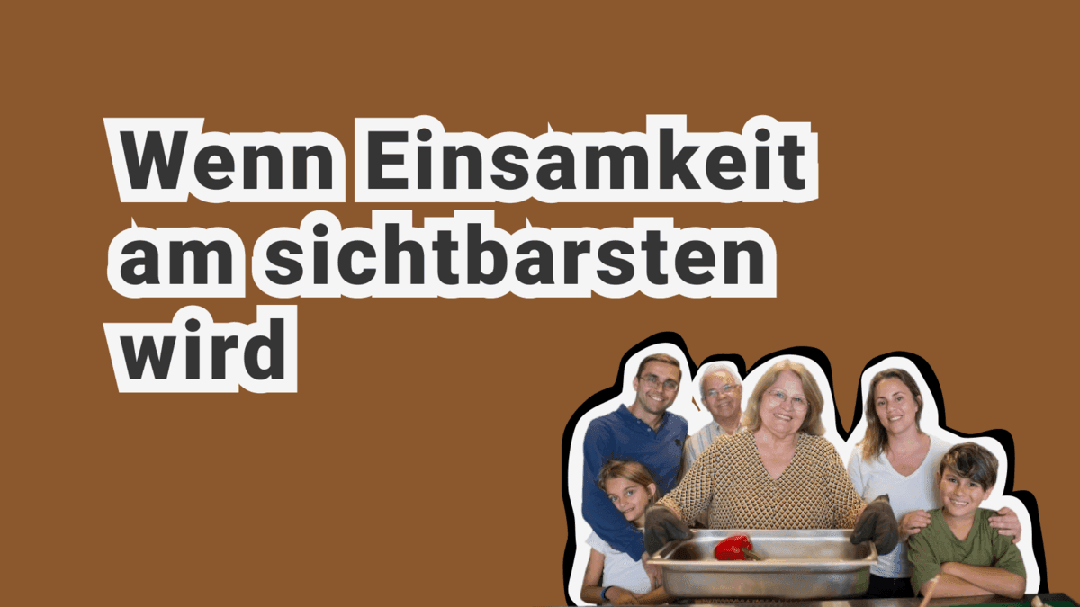 Sich an besonderen Tagen allein fühlen: Das Bedürfnis nach Zugehörigkeit und unsichtbare Einsamkeit